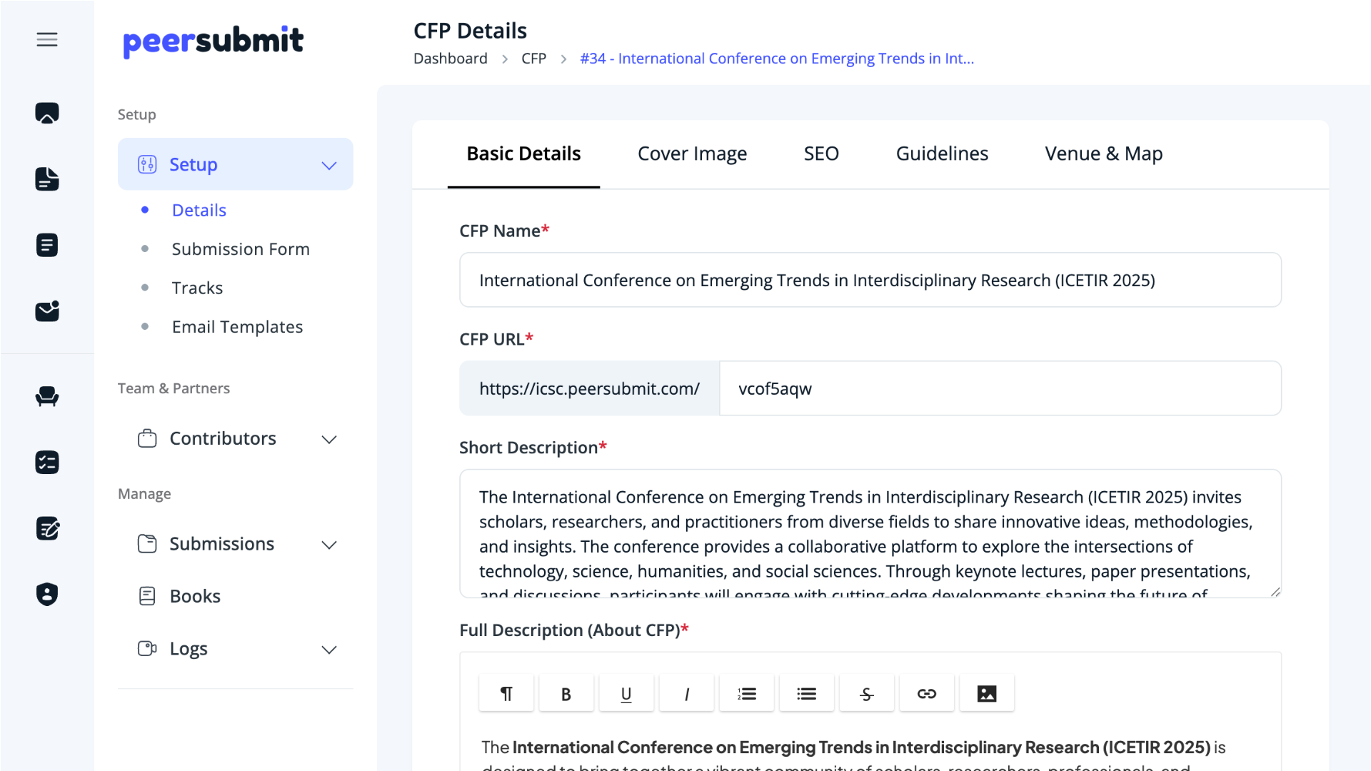 Peersubmit - Email Campaign & Promotion Tool